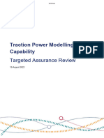 Traction Power Modelling and Capability Tar