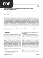 Traction Power Systems For Electrified Railways Ev