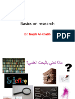 Basics On Research