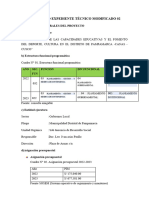 Sustento Modificado 02 Amplkiacion de Plazo, Partidas Nuevas y Mayor Metraado