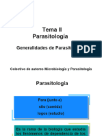 Generalidades de Parasitologia