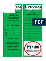 Dpr-Pro-002 Tarjetas Andamios