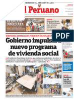 El Peruano: Gobierno Impulsará Nuevo Programa de Vivienda Social