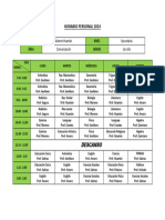 Horario - 1ero de Sec.