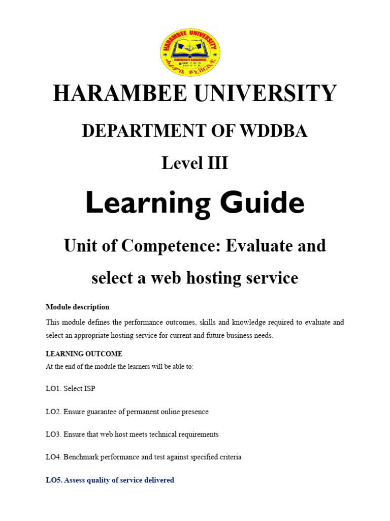 LO5 Hosting | PDF