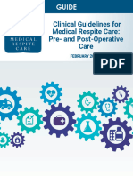 Clinical Guidelines For MRC - Pre and Post Operative Care - 2023