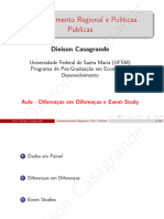 Aula 6 - DiferenÃ As em DiferenÃ As e Event Study