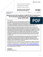 CEN TC135 Information About The Scope of EN 1090 1