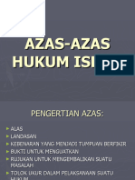 Azas Hukum Islam