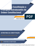 Tema 1 - Estrutura Da Constituição e Princípios Estruturantes Da Ordem Constitucional
