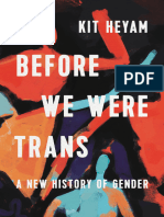 Before We Were Trans a New History of Gender (Dr. Kit Heyam)