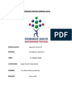 Universidad Privada Domingo Savio: Ingeniería Comercial Investigación Operativa I