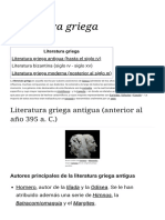 Literatura Griega - Wikipedia, La Enciclopedia Libre