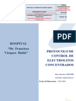 PROTOCOLO DE ELECTROLITOS CONCENTRADOS HFVB