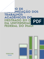 2024. PPGD. Roteiro de Padronização