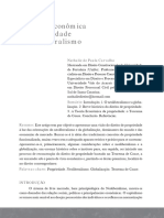 A Teoria Econômica Da Propriedade No Neoliberalismo