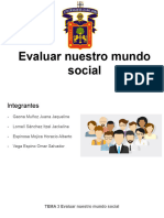 Evaluar Nuestro Mundo Social