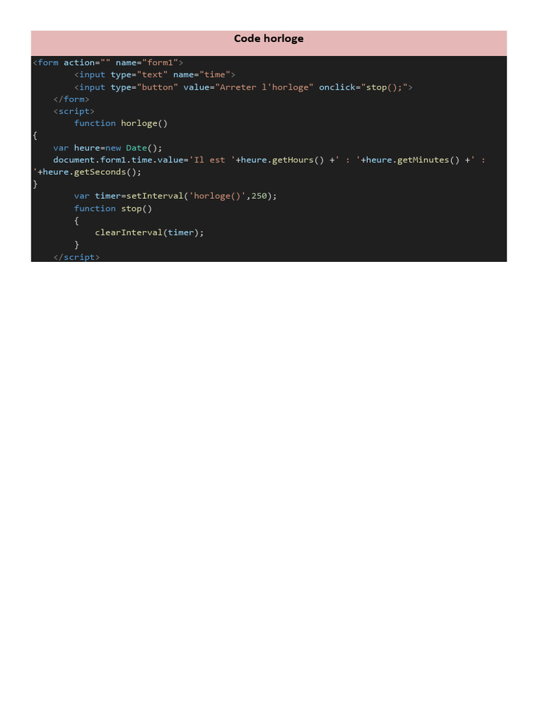Code JavaScript | PDF