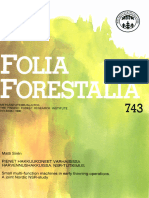 Forest Research: Early Operations. Joint NSR-study