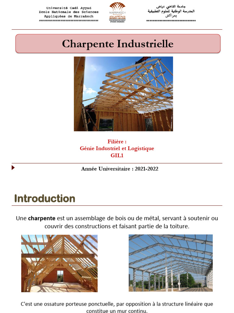 Types et Terminologie de Charpente | PDF