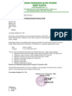 Surat Edaran Pelaksanaan PAS Ganjil TA 2023-2024 OK