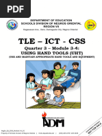 TLE ICT CSS 9 - Q3 Module 3 4.using Hand Tools 1