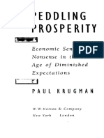 Krugman (1994) Peddling Prosperity Cap. 3