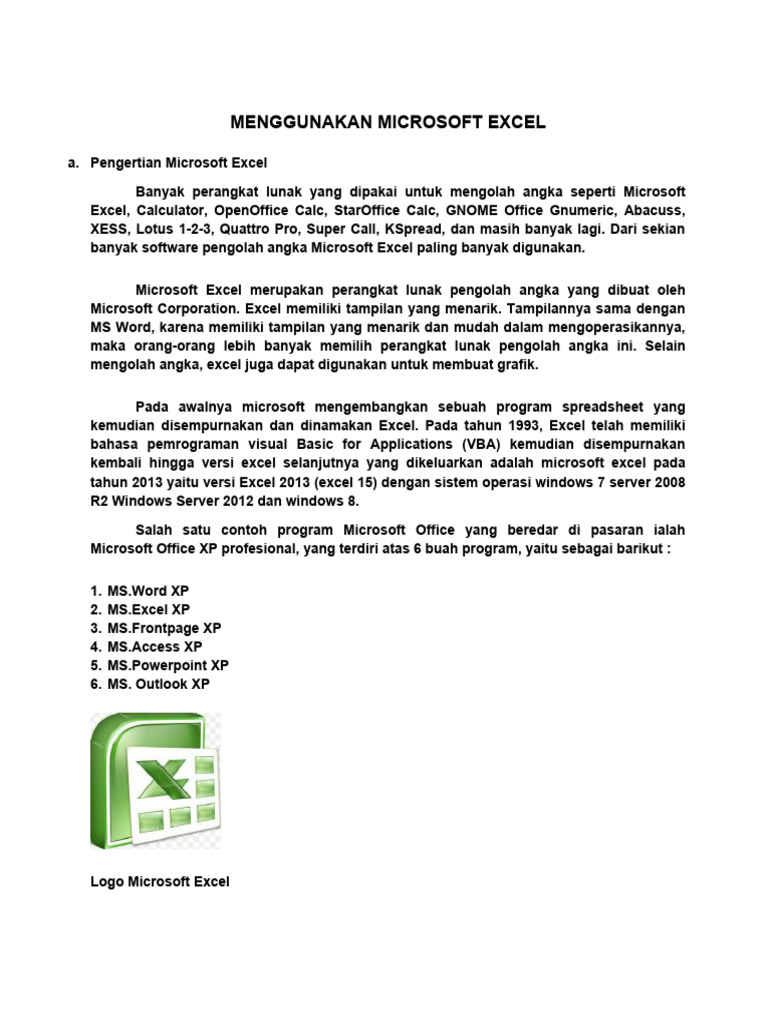 Materi ms excel pdf