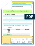 U1 S2 Ficha D4 Mat Ordenamos Datos en Tablas Maestras de Primaria Del Peru