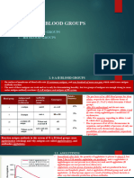 18 Blood Groups