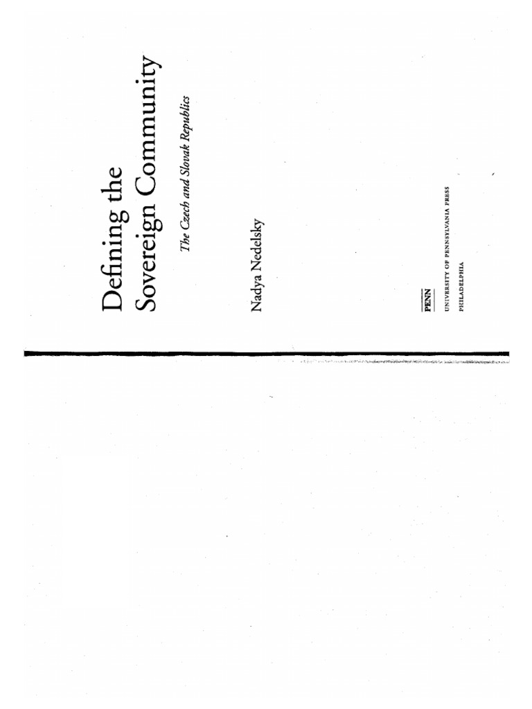 Nedelsky-The Primordialist Approach | PDF