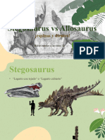 Stegosaurus Allosaurus