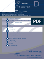 Wales and Borders Archived Timetable