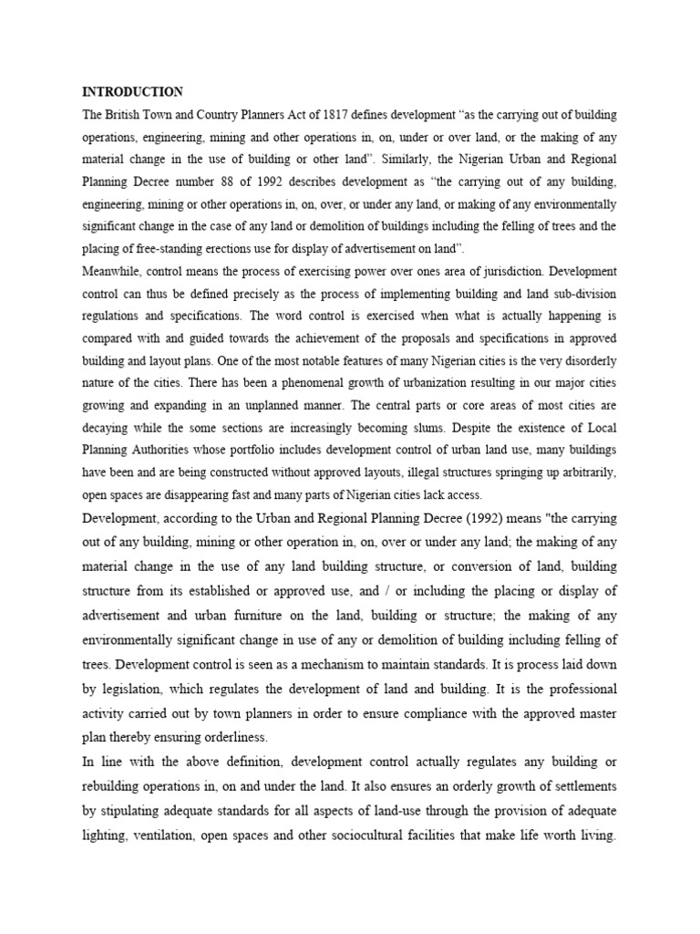 Iorfa development control pdf market economics urban planning