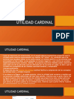 Utilidad Cardinal y Ordinal