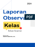 LAPORAN OBSERVASI REKAN SEJAWAT