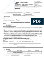 Application Form For Research Permit