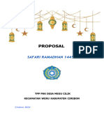 Proposal Safari Ramadhan PKK