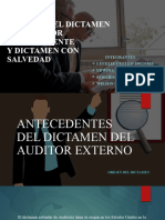 Analisis Del Dictamen Del Auditor Independiente