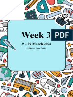 Lesson Plan Weekly Divider