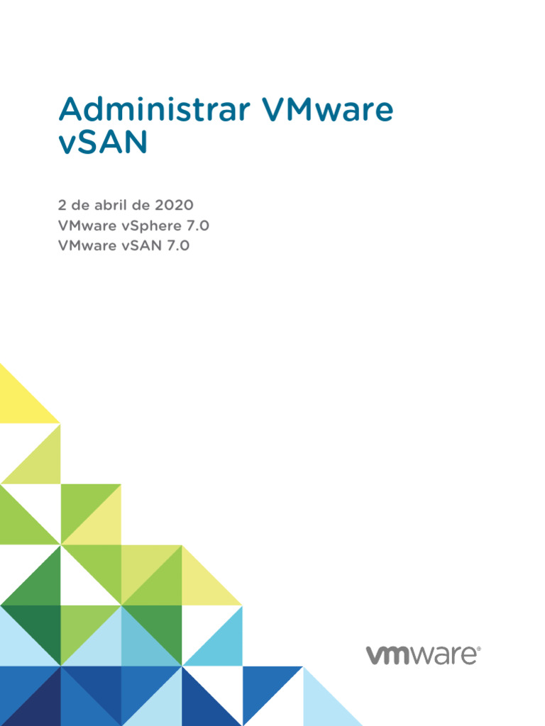 Vsan 70 Administration Guide | PDF | V Mware | Grupo de computadoras