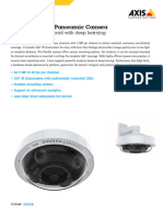 Datasheet Axis p3737 Ple Panoramic Camera en US 413348 (102934)