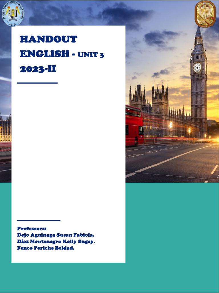 Unit Iii | PDF | Lingüística | Idiomas del Reino Unido