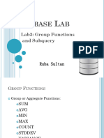 Lab 3 SQL