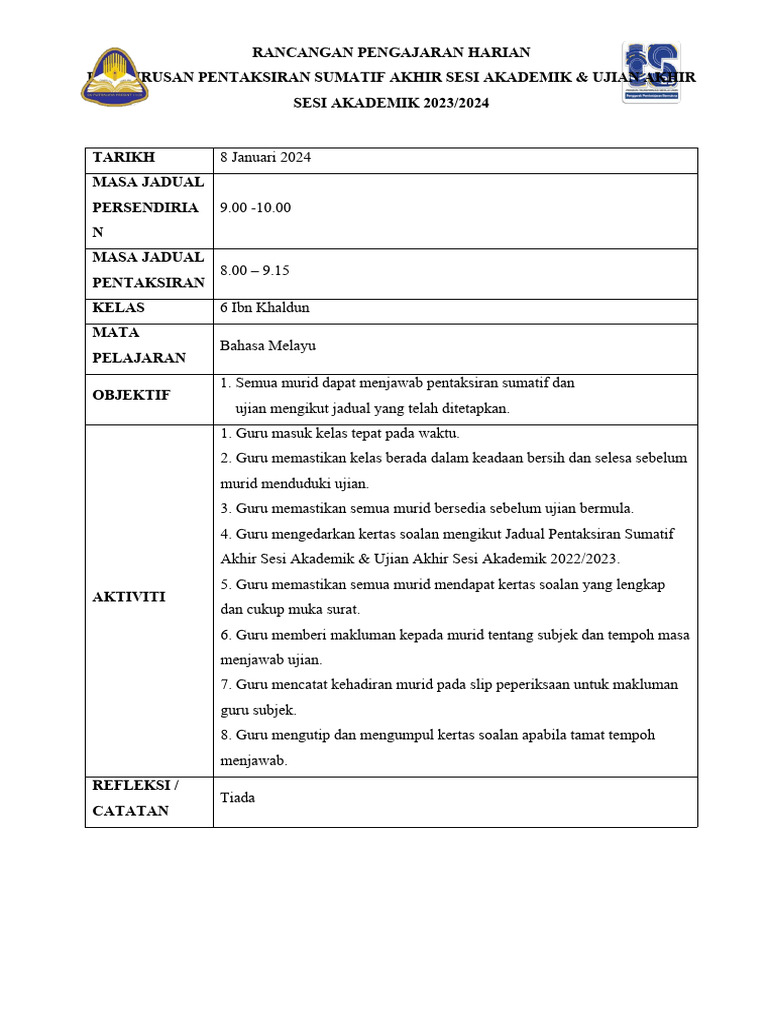 RPH Uasa | PDF