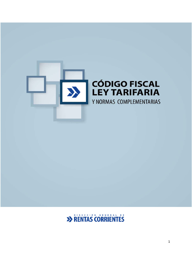 Codigo Fiscal 30072019 | PDF | Impuestos | Fiscal