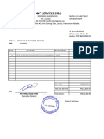 Factura Fromages France SRL 110