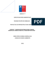 388.771 - 11 Anexo N°7 Esp. Ambientales Generales Rehabilitaciones