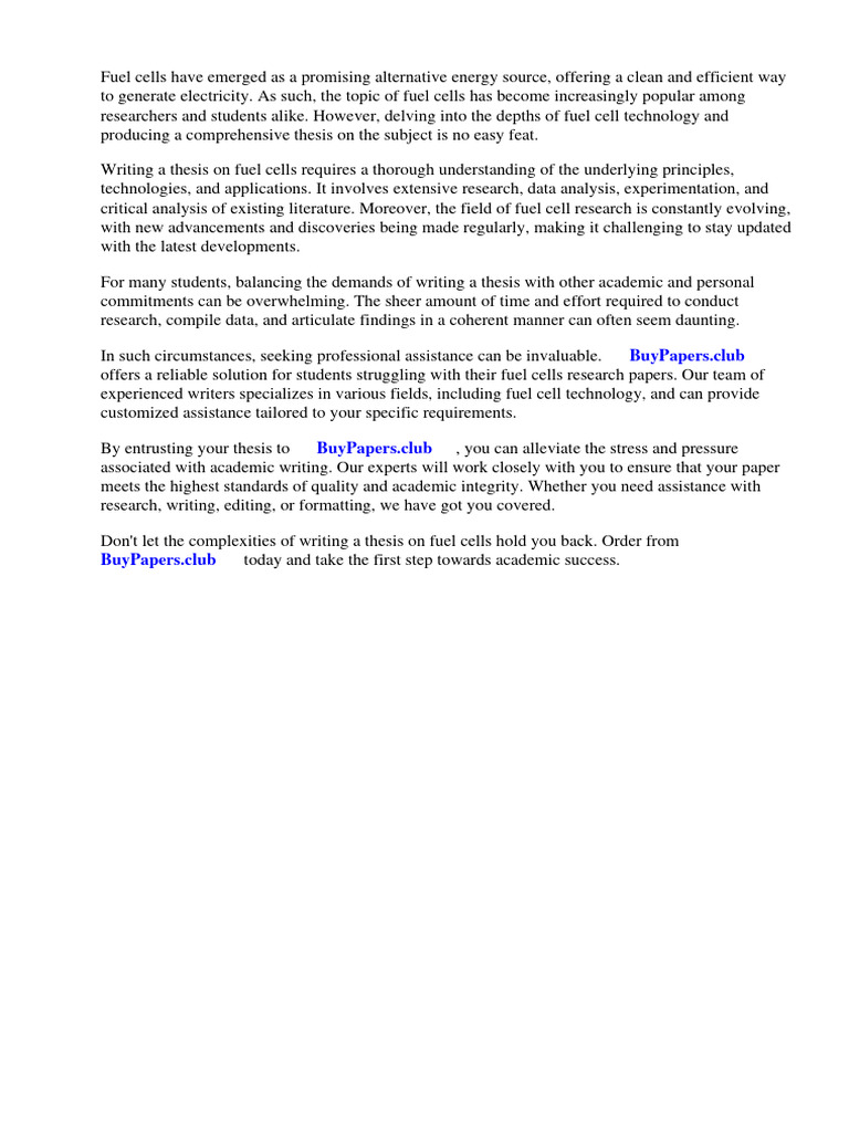 Fuel Cells Research Papers PDF Fuel Cell Hydrogen