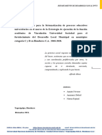 Guia Metodologica para La Sistematizacion de Procesos de Vinculacion para El Fortalecimiento Del Desarrollo Local Municipal
